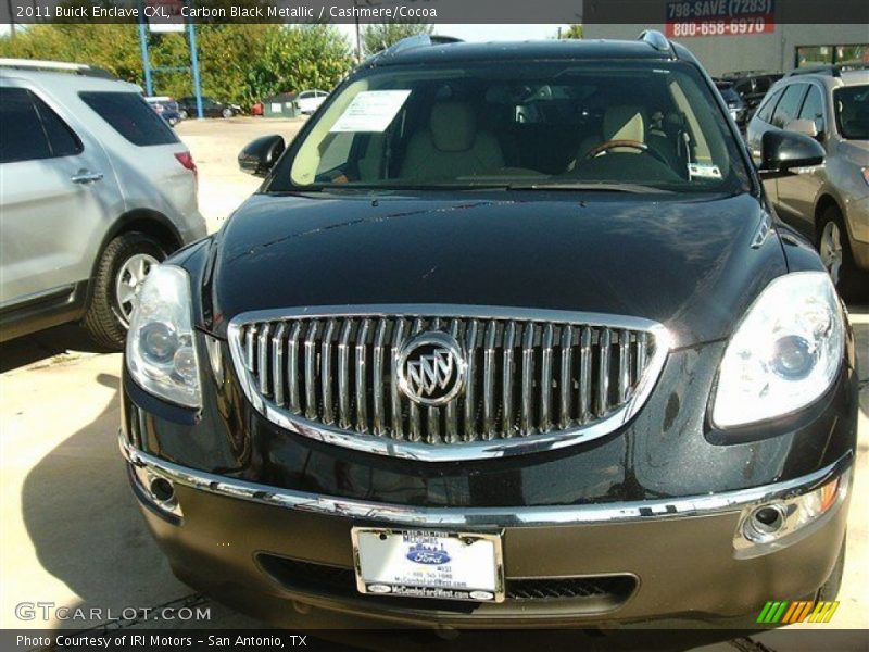 Carbon Black Metallic / Cashmere/Cocoa 2011 Buick Enclave CXL
