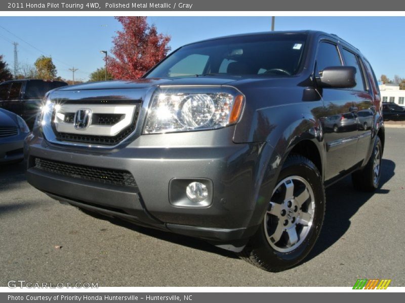 Polished Metal Metallic / Gray 2011 Honda Pilot Touring 4WD