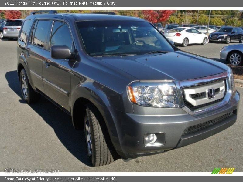 Polished Metal Metallic / Gray 2011 Honda Pilot Touring 4WD