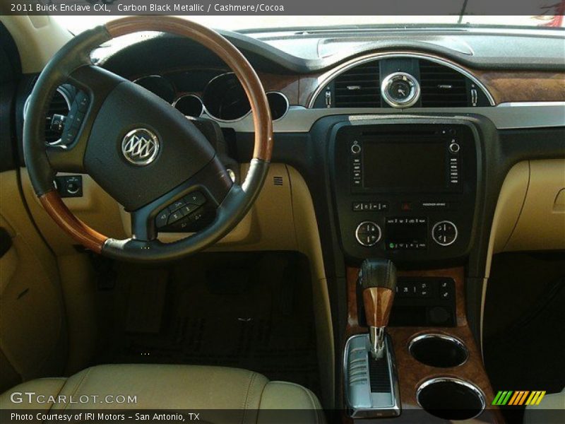 Carbon Black Metallic / Cashmere/Cocoa 2011 Buick Enclave CXL
