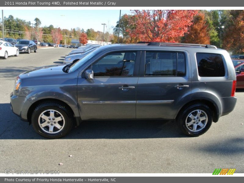 Polished Metal Metallic / Gray 2011 Honda Pilot Touring 4WD