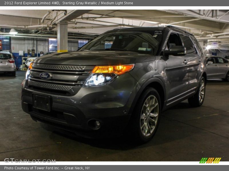 Sterling Gray Metallic / Medium Light Stone 2012 Ford Explorer Limited 4WD