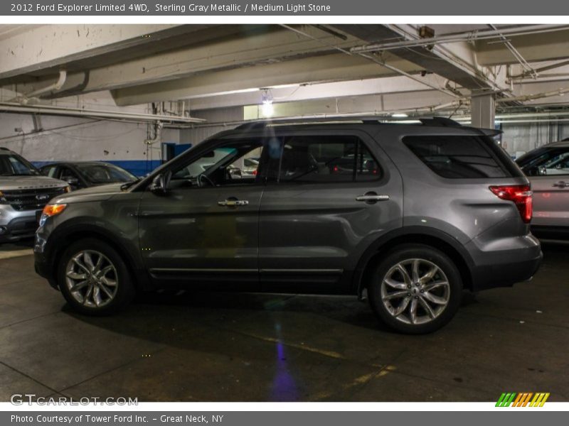 Sterling Gray Metallic / Medium Light Stone 2012 Ford Explorer Limited 4WD