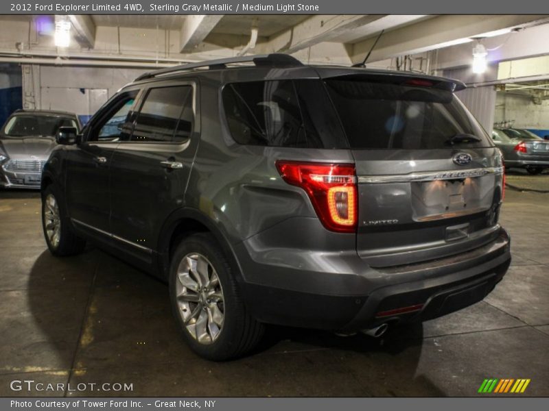 Sterling Gray Metallic / Medium Light Stone 2012 Ford Explorer Limited 4WD