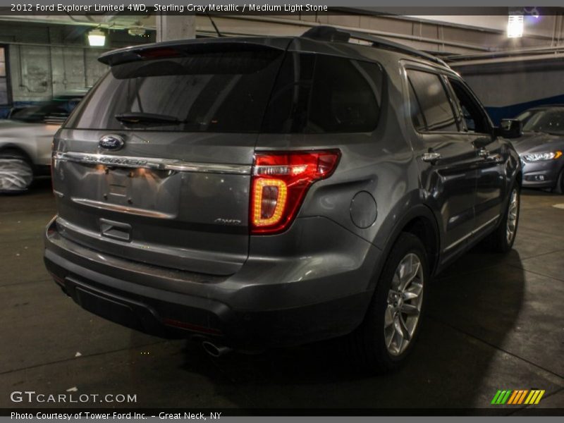 Sterling Gray Metallic / Medium Light Stone 2012 Ford Explorer Limited 4WD