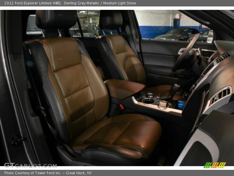 Sterling Gray Metallic / Medium Light Stone 2012 Ford Explorer Limited 4WD
