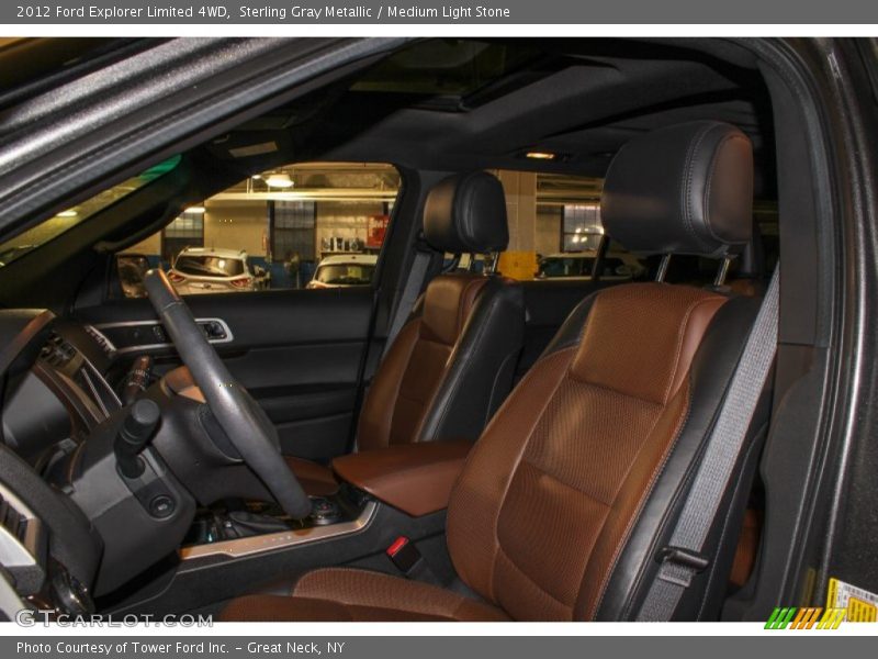 Sterling Gray Metallic / Medium Light Stone 2012 Ford Explorer Limited 4WD