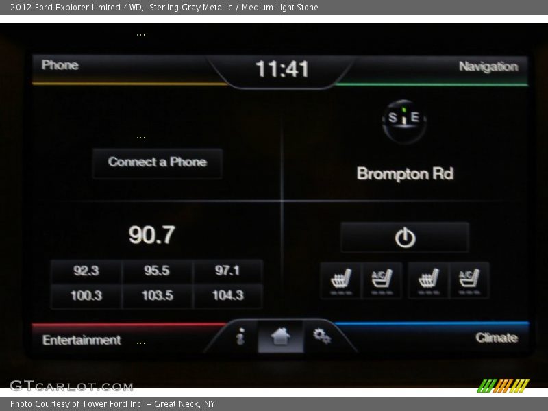 Sterling Gray Metallic / Medium Light Stone 2012 Ford Explorer Limited 4WD