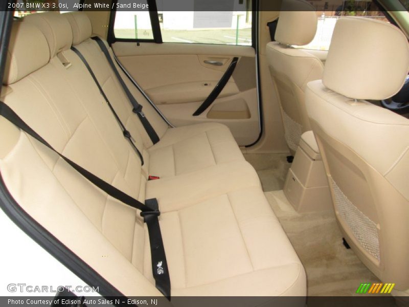 Alpine White / Sand Beige 2007 BMW X3 3.0si