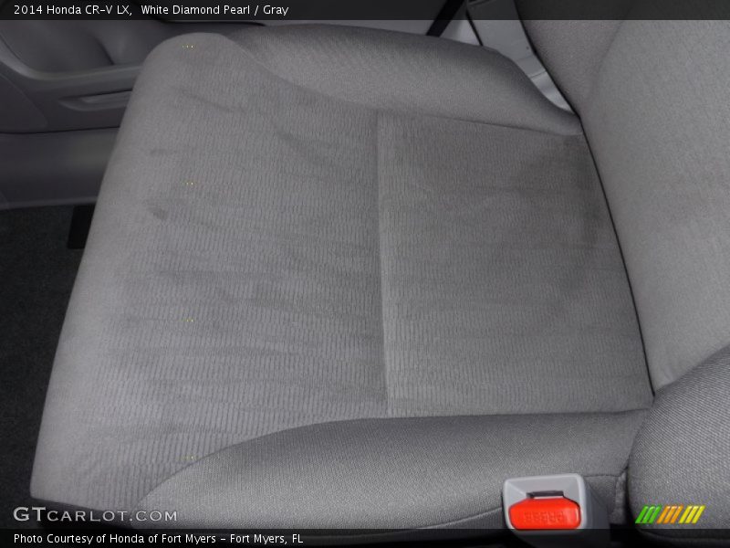 White Diamond Pearl / Gray 2014 Honda CR-V LX