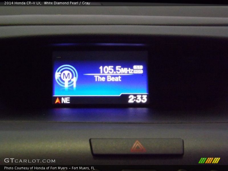 White Diamond Pearl / Gray 2014 Honda CR-V LX