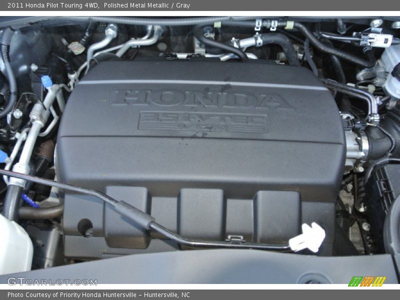 Polished Metal Metallic / Gray 2011 Honda Pilot Touring 4WD