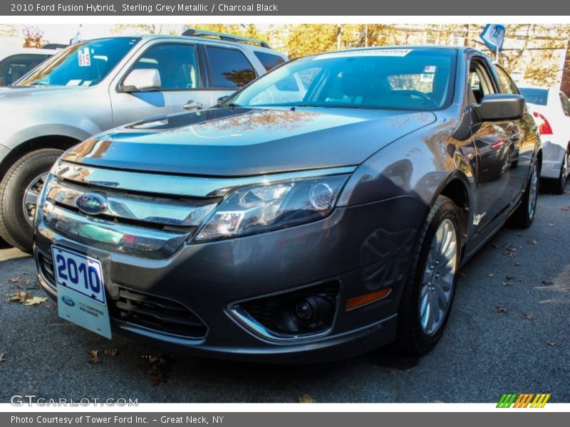 Sterling Grey Metallic / Charcoal Black 2010 Ford Fusion Hybrid