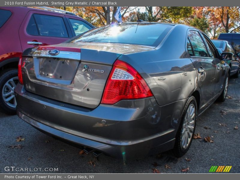 Sterling Grey Metallic / Charcoal Black 2010 Ford Fusion Hybrid