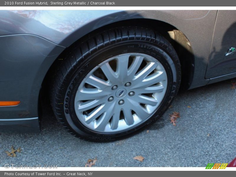 Sterling Grey Metallic / Charcoal Black 2010 Ford Fusion Hybrid