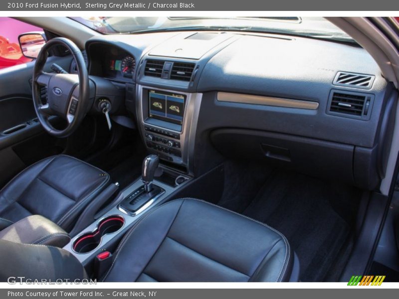 Sterling Grey Metallic / Charcoal Black 2010 Ford Fusion Hybrid