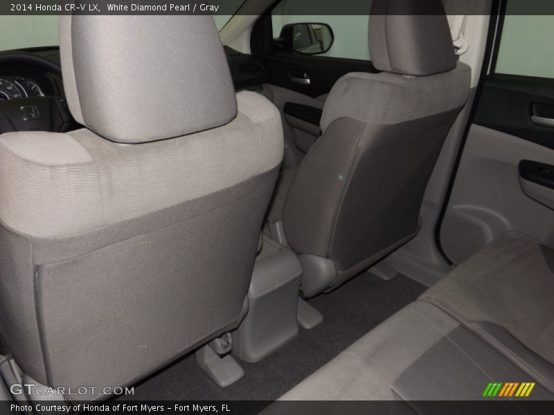 White Diamond Pearl / Gray 2014 Honda CR-V LX