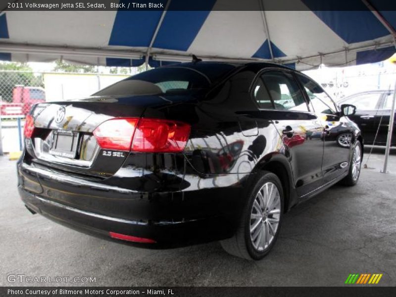 Black / Titan Black 2011 Volkswagen Jetta SEL Sedan