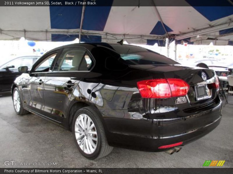 Black / Titan Black 2011 Volkswagen Jetta SEL Sedan