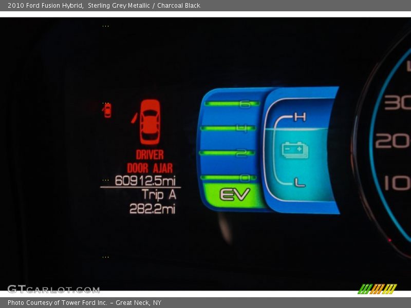 Sterling Grey Metallic / Charcoal Black 2010 Ford Fusion Hybrid