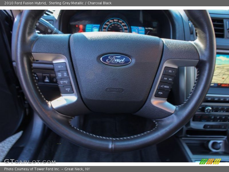 Sterling Grey Metallic / Charcoal Black 2010 Ford Fusion Hybrid