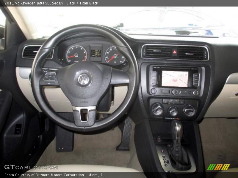 Black / Titan Black 2011 Volkswagen Jetta SEL Sedan