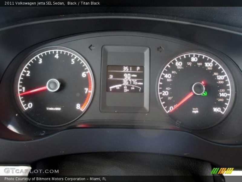 Black / Titan Black 2011 Volkswagen Jetta SEL Sedan
