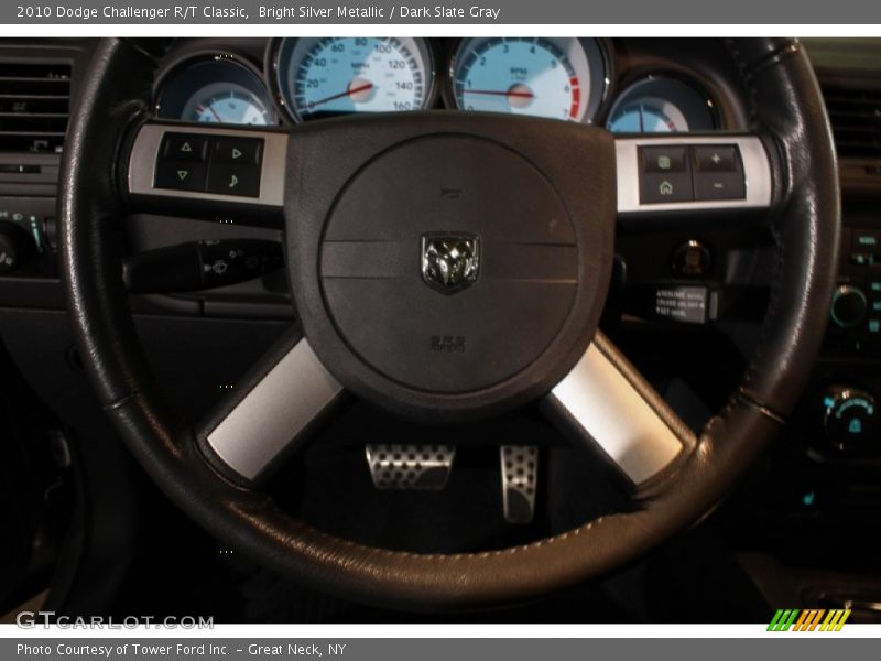 Bright Silver Metallic / Dark Slate Gray 2010 Dodge Challenger R/T Classic