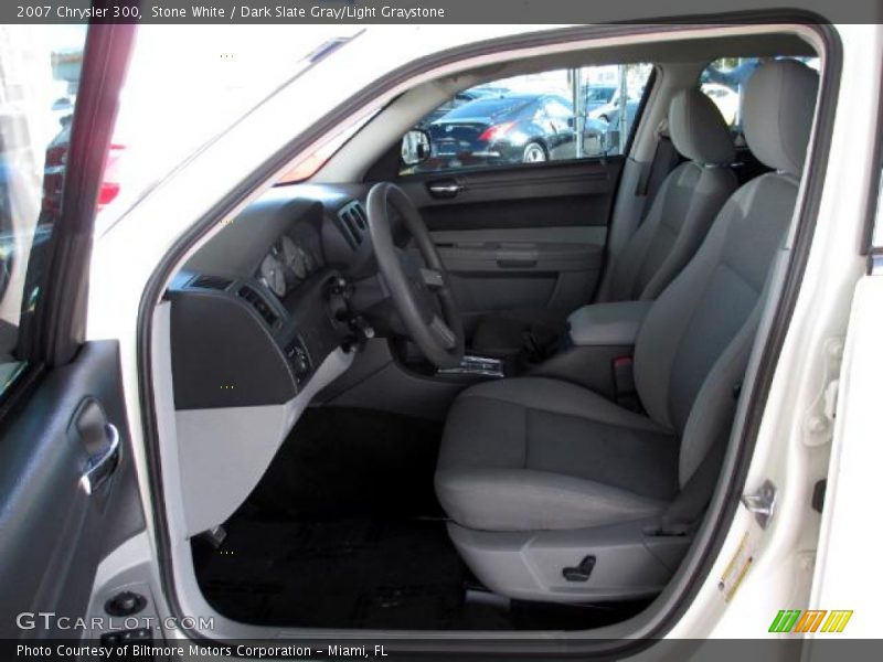 Stone White / Dark Slate Gray/Light Graystone 2007 Chrysler 300
