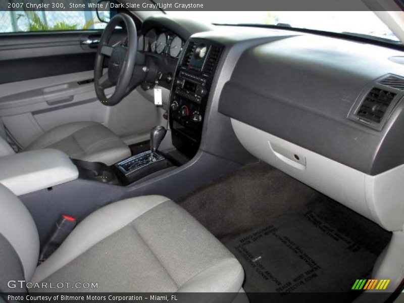Stone White / Dark Slate Gray/Light Graystone 2007 Chrysler 300