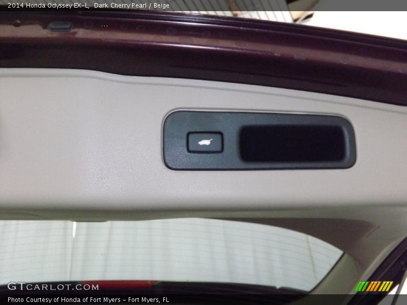 Dark Cherry Pearl / Beige 2014 Honda Odyssey EX-L