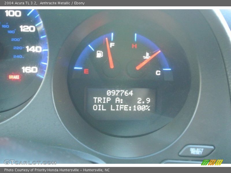Anthracite Metallic / Ebony 2004 Acura TL 3.2