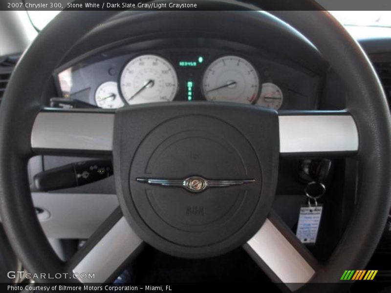 Stone White / Dark Slate Gray/Light Graystone 2007 Chrysler 300