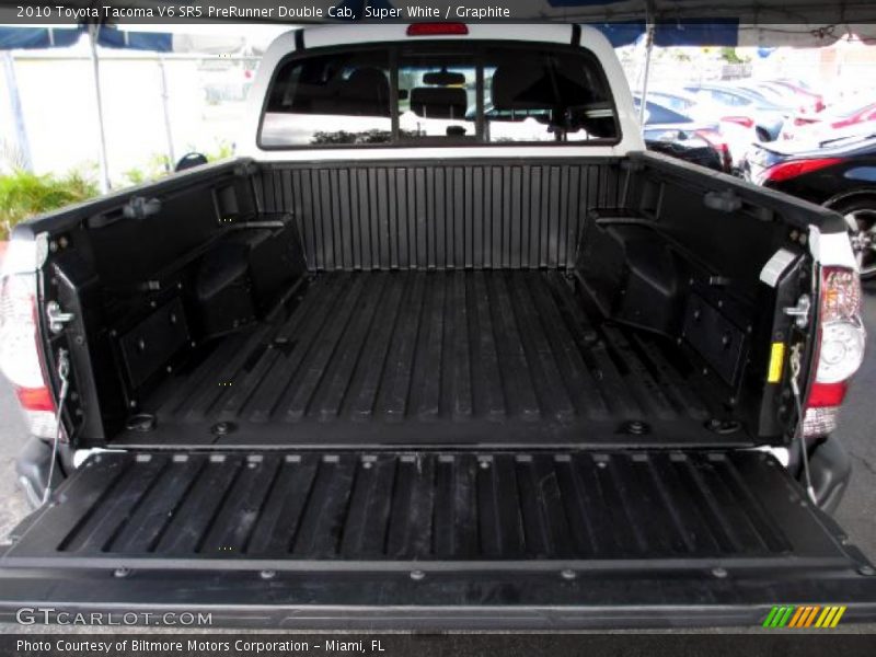 Super White / Graphite 2010 Toyota Tacoma V6 SR5 PreRunner Double Cab
