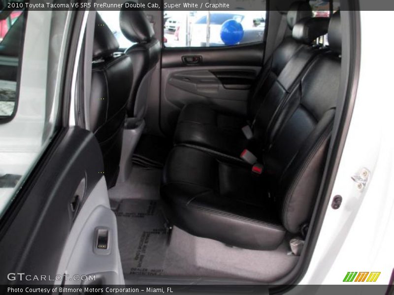 Super White / Graphite 2010 Toyota Tacoma V6 SR5 PreRunner Double Cab