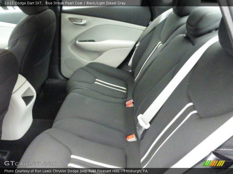 Blue Streak Pearl Coat / Black/Light Diesel Gray 2013 Dodge Dart SXT