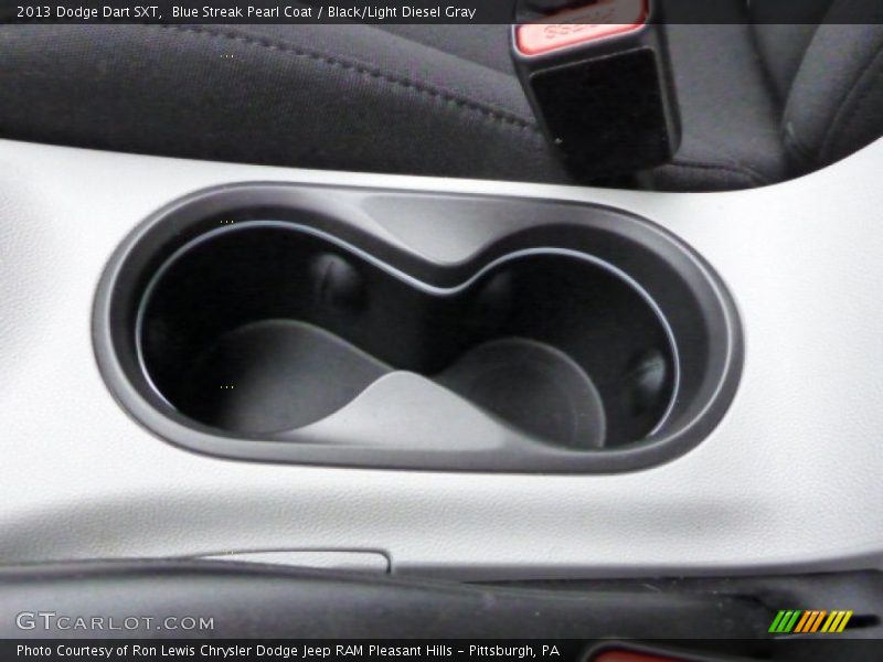 Blue Streak Pearl Coat / Black/Light Diesel Gray 2013 Dodge Dart SXT