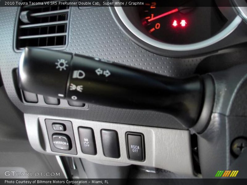 Super White / Graphite 2010 Toyota Tacoma V6 SR5 PreRunner Double Cab