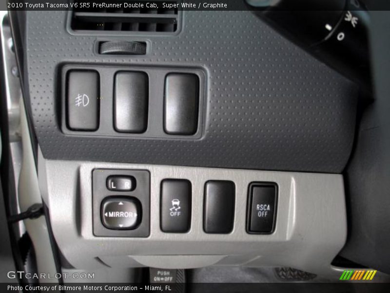 Super White / Graphite 2010 Toyota Tacoma V6 SR5 PreRunner Double Cab
