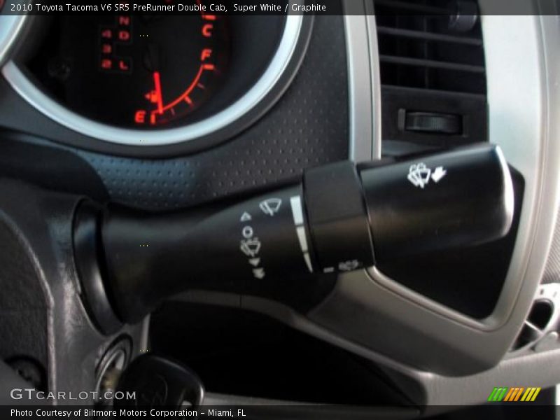 Super White / Graphite 2010 Toyota Tacoma V6 SR5 PreRunner Double Cab