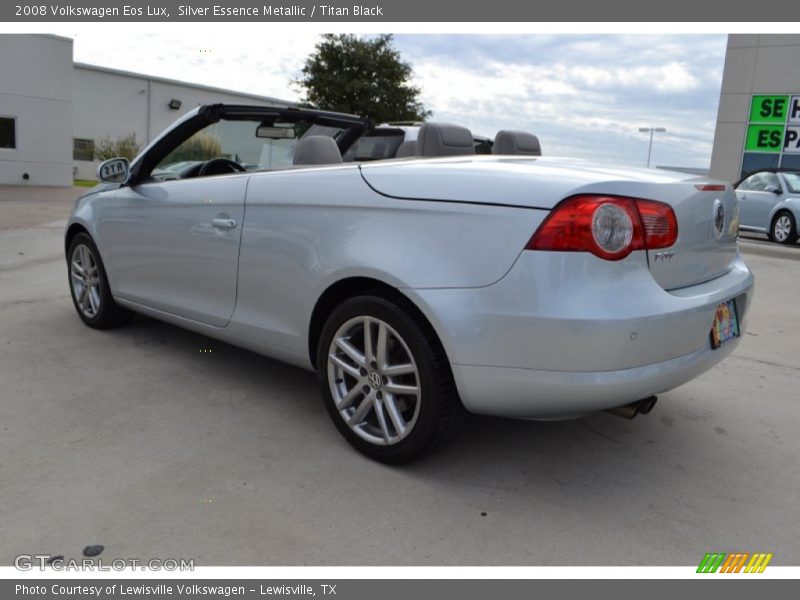 Silver Essence Metallic / Titan Black 2008 Volkswagen Eos Lux
