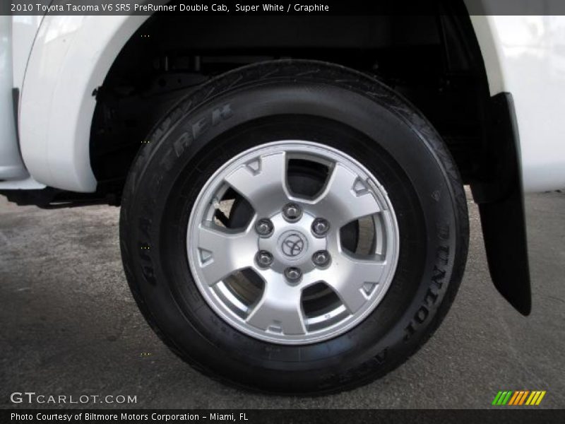 Super White / Graphite 2010 Toyota Tacoma V6 SR5 PreRunner Double Cab