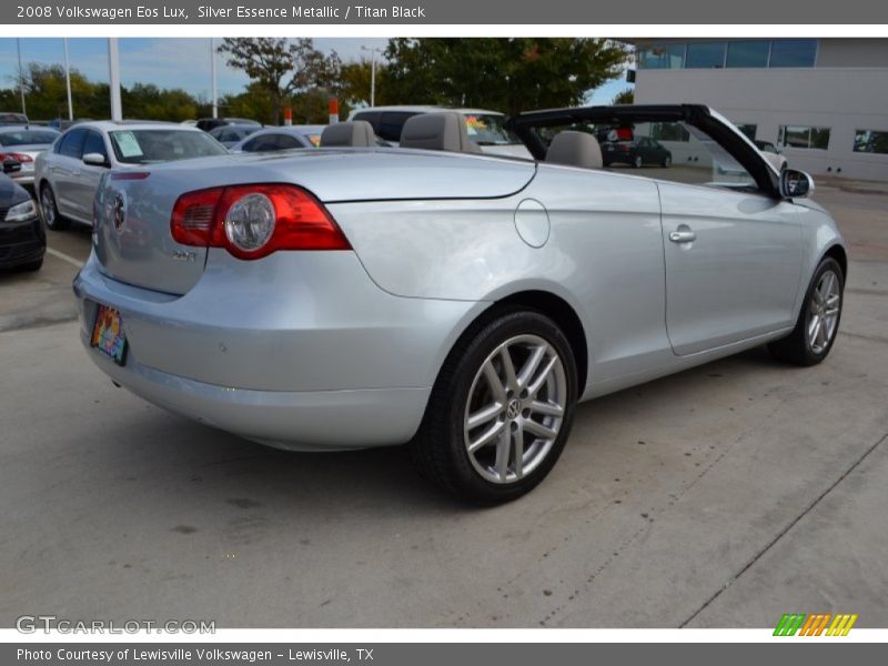 Silver Essence Metallic / Titan Black 2008 Volkswagen Eos Lux