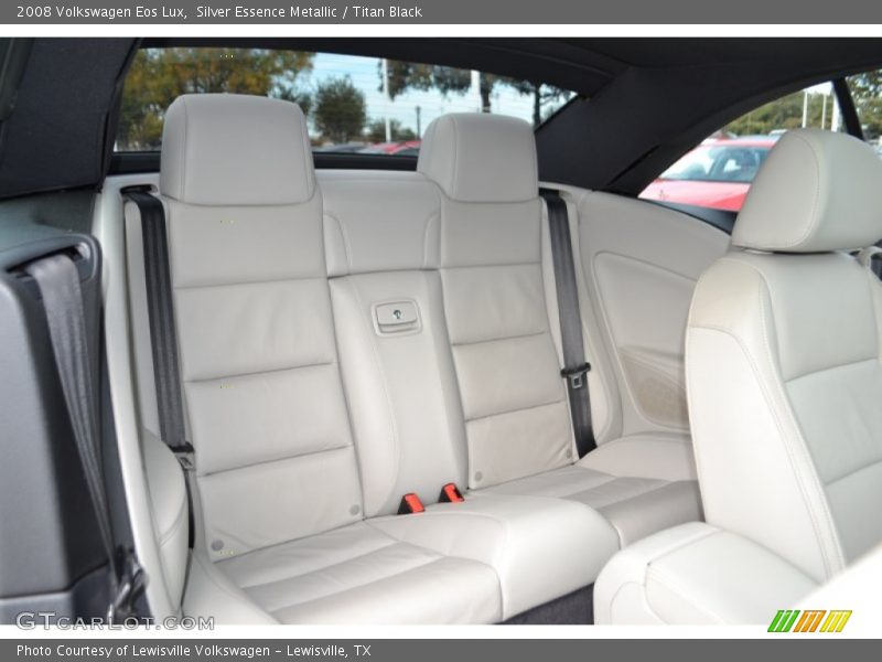 Silver Essence Metallic / Titan Black 2008 Volkswagen Eos Lux