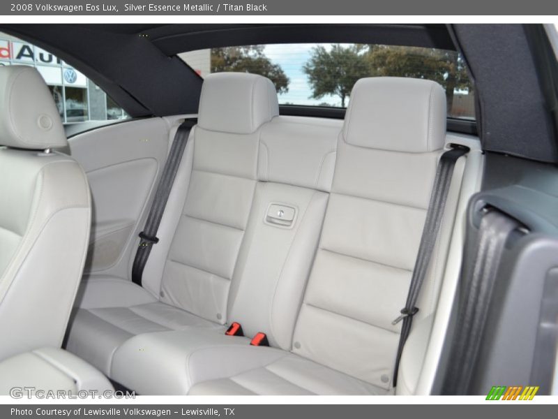 Silver Essence Metallic / Titan Black 2008 Volkswagen Eos Lux