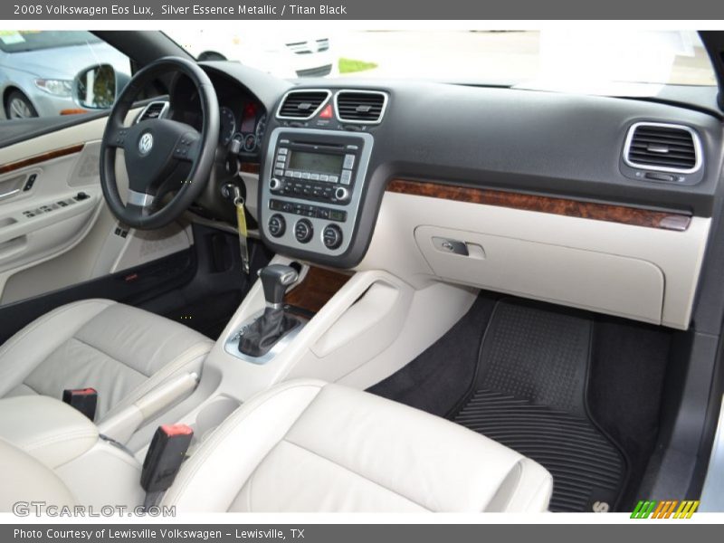 Silver Essence Metallic / Titan Black 2008 Volkswagen Eos Lux