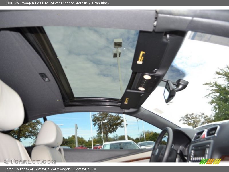 Silver Essence Metallic / Titan Black 2008 Volkswagen Eos Lux