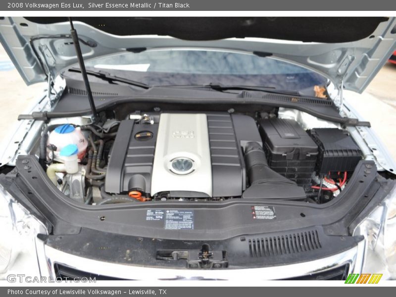 Silver Essence Metallic / Titan Black 2008 Volkswagen Eos Lux
