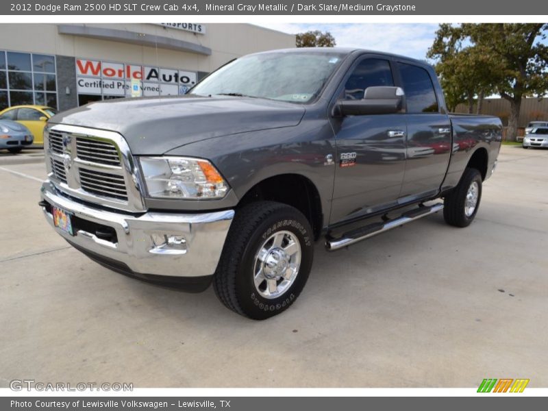 Mineral Gray Metallic / Dark Slate/Medium Graystone 2012 Dodge Ram 2500 HD SLT Crew Cab 4x4