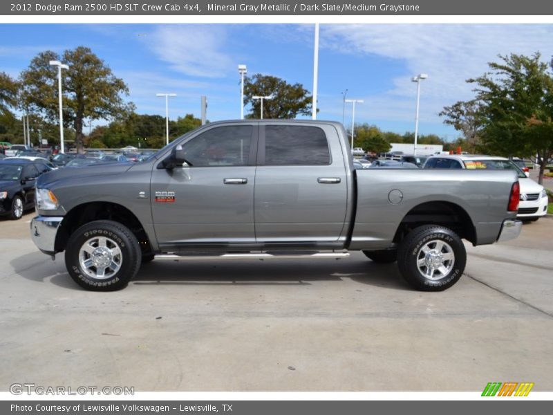 Mineral Gray Metallic / Dark Slate/Medium Graystone 2012 Dodge Ram 2500 HD SLT Crew Cab 4x4